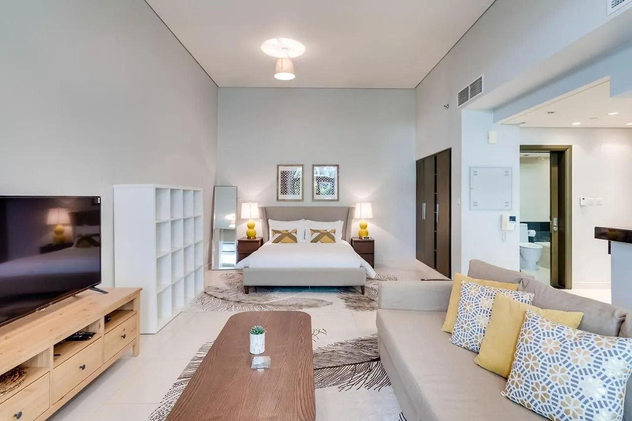 公寓 Oskena Vacation Homes -The Lofts Boulevard Downtown 迪拜 阿拉伯联合酋长国